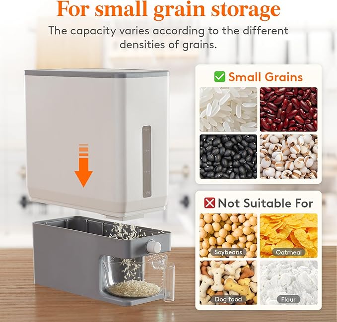 Lifewit Rice Container 25.4 Lbs