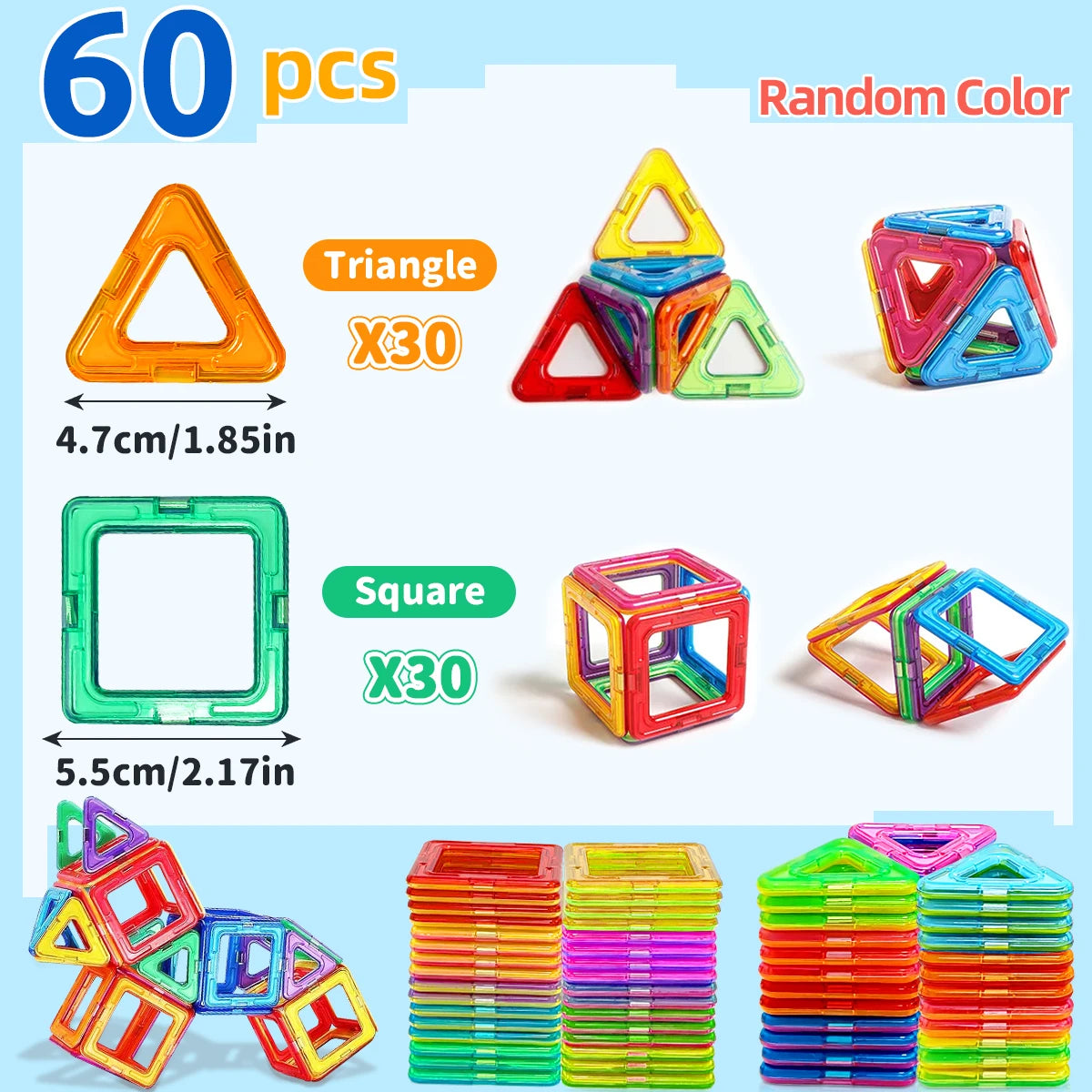 MagBuild™ STEM Magnetic Blocks Set