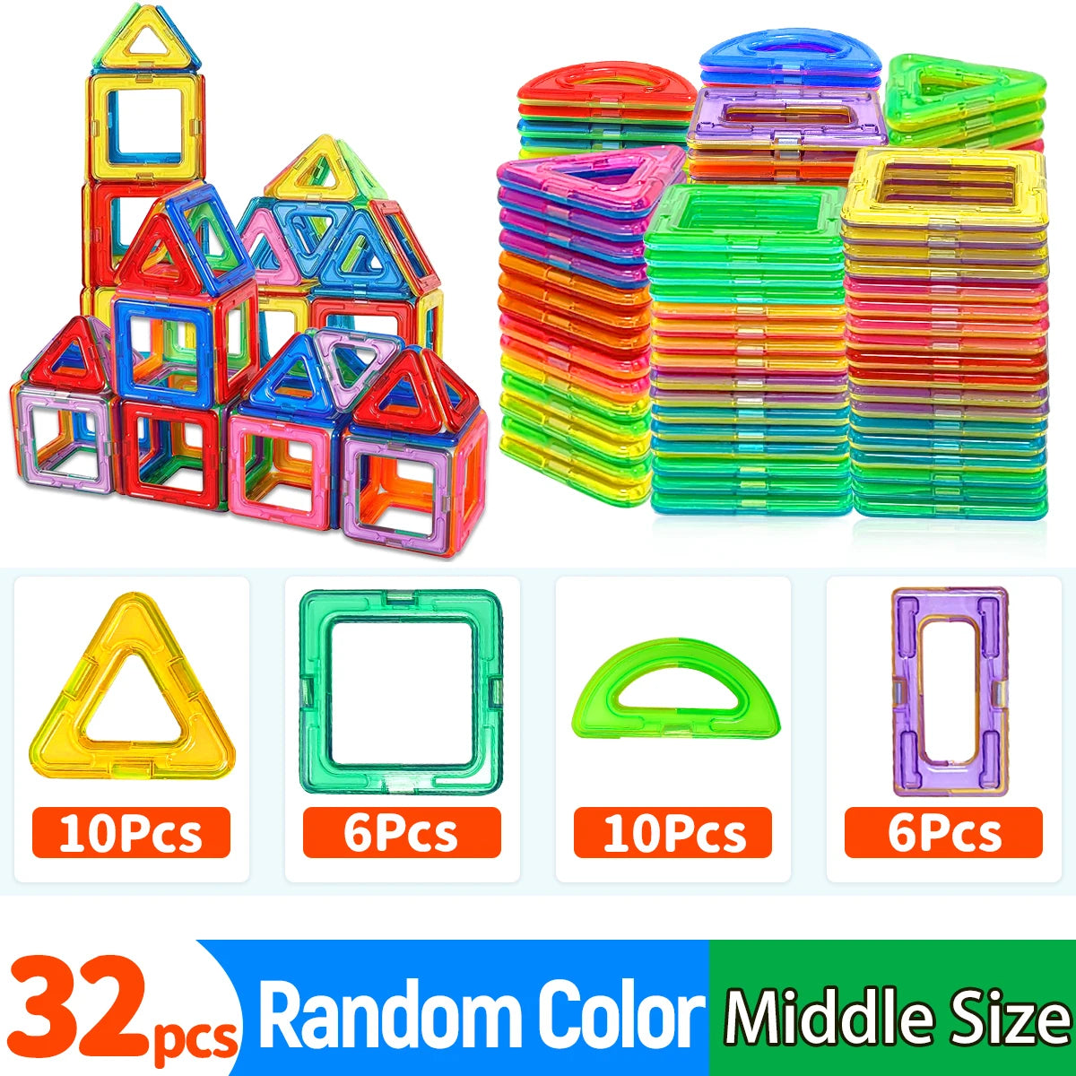 MagBuild™ STEM Magnetic Blocks Set