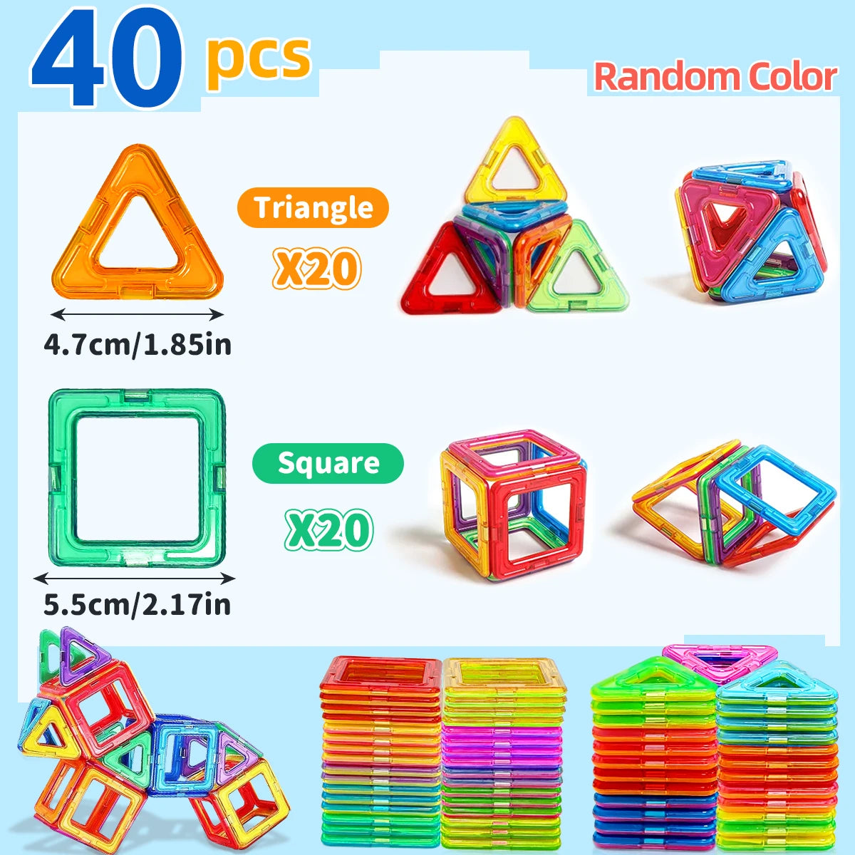 MagBuild™ STEM Magnetic Blocks Set