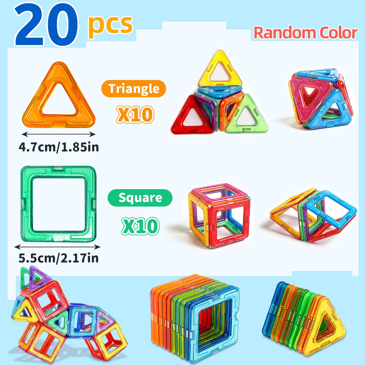 MagBuild™ STEM Magnetic Blocks Set