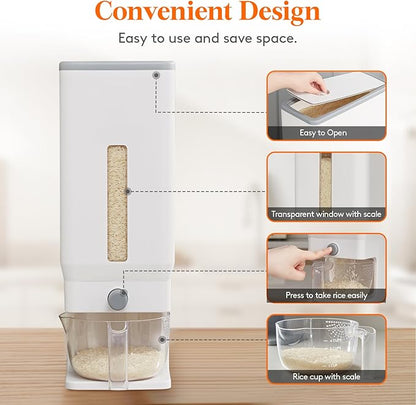 Lifewit Rice Container 25.4 Lbs