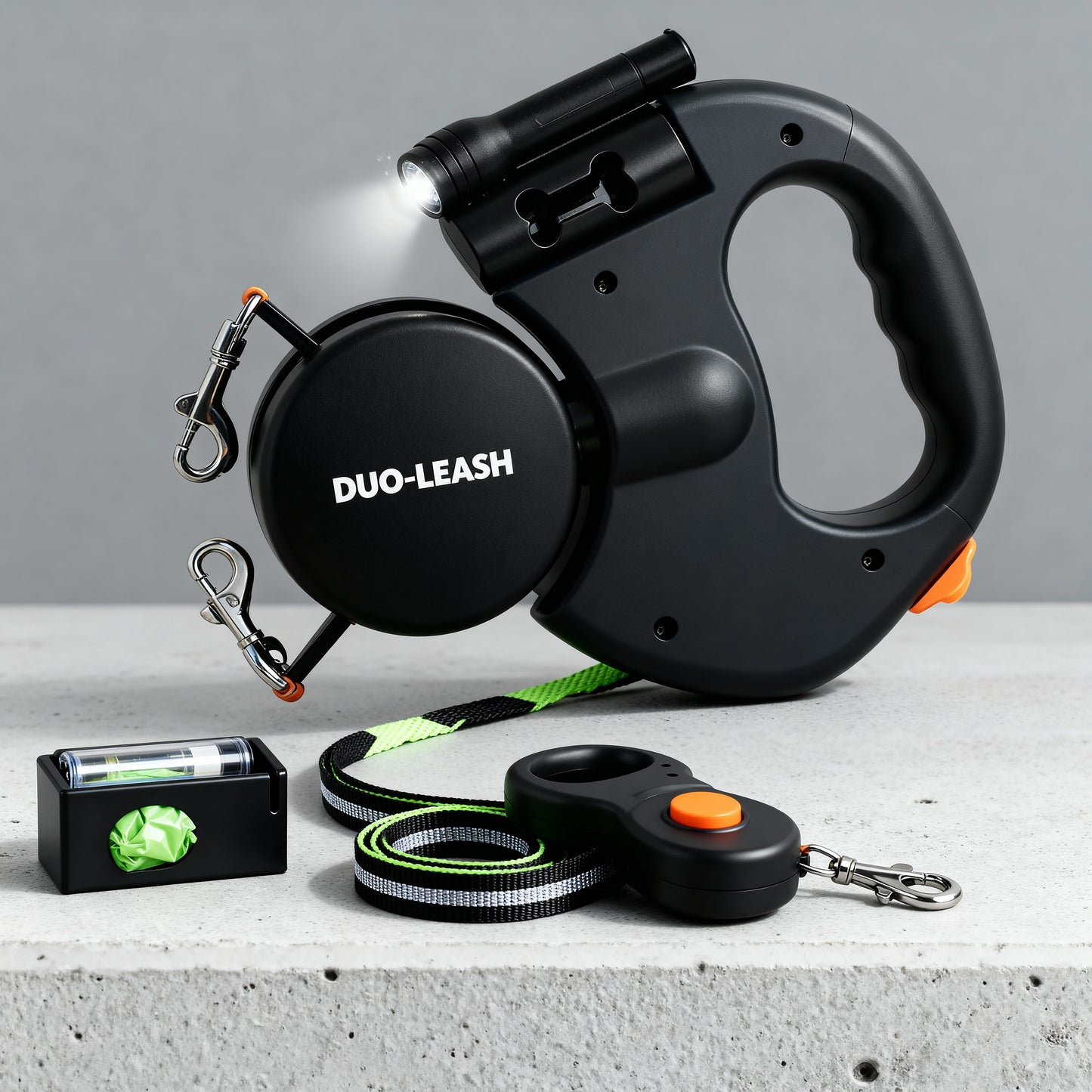 LumiPaw™ Dual Dog Leash